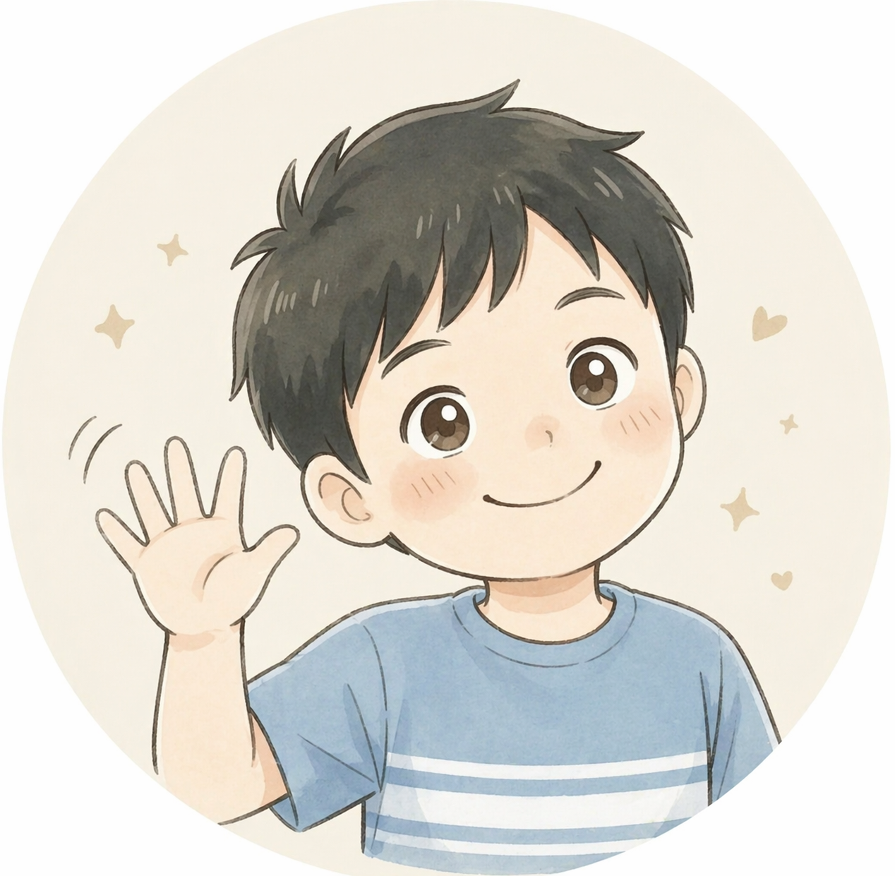 全力ファンサする次男のイメージ